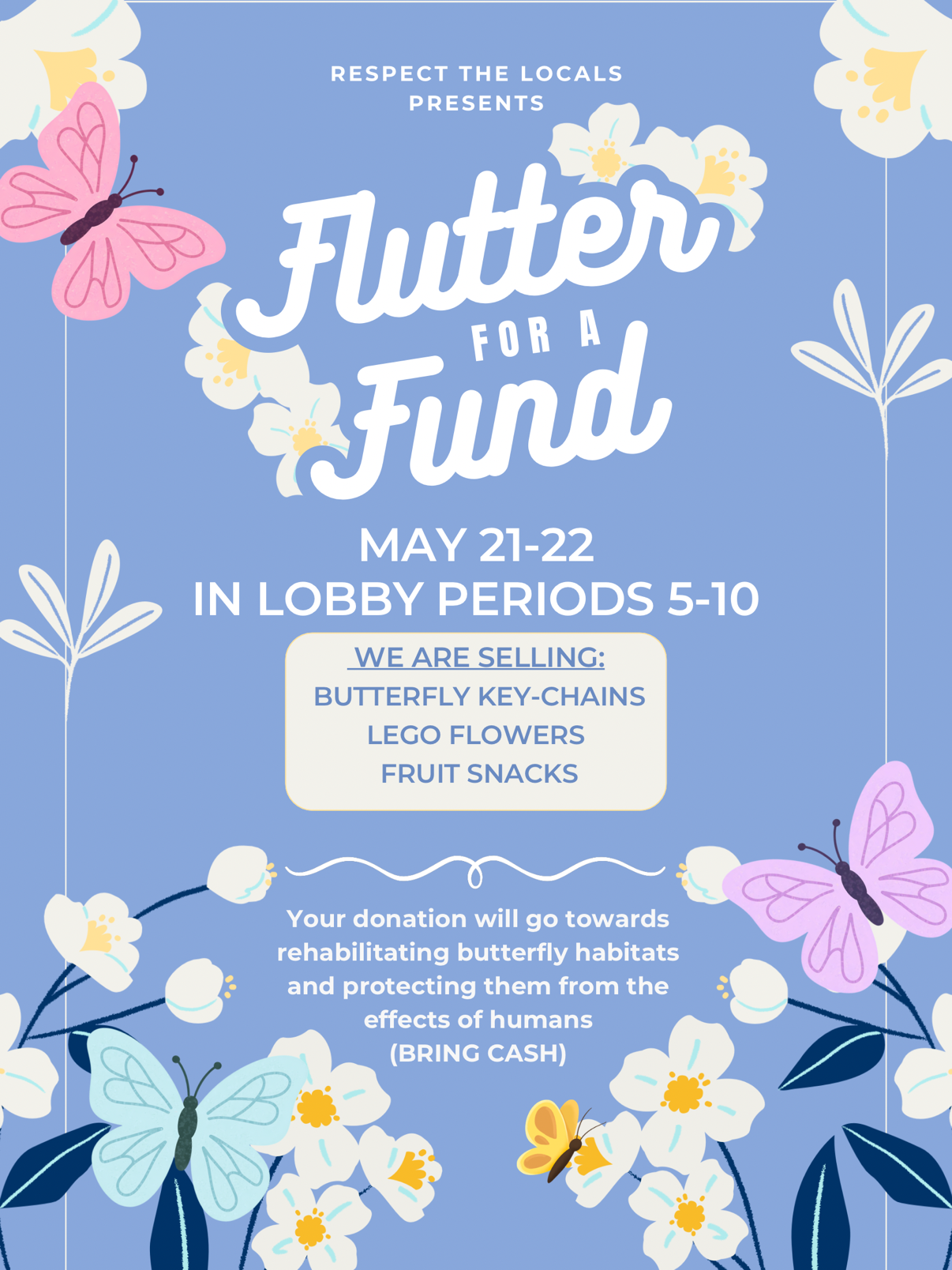 Upcoming event flyer